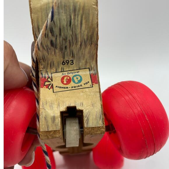 Vintage Fisher Price Little Snoopy Pull Toy - Picture 3 of 7